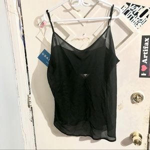 🐾Sheer black cami🐾